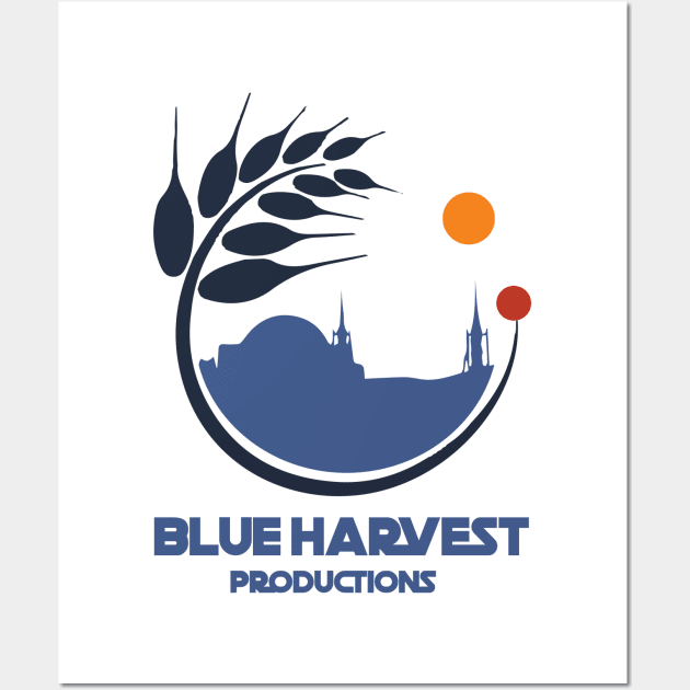 Blue Harvest Wall Art by BoldlyGoingNowhere